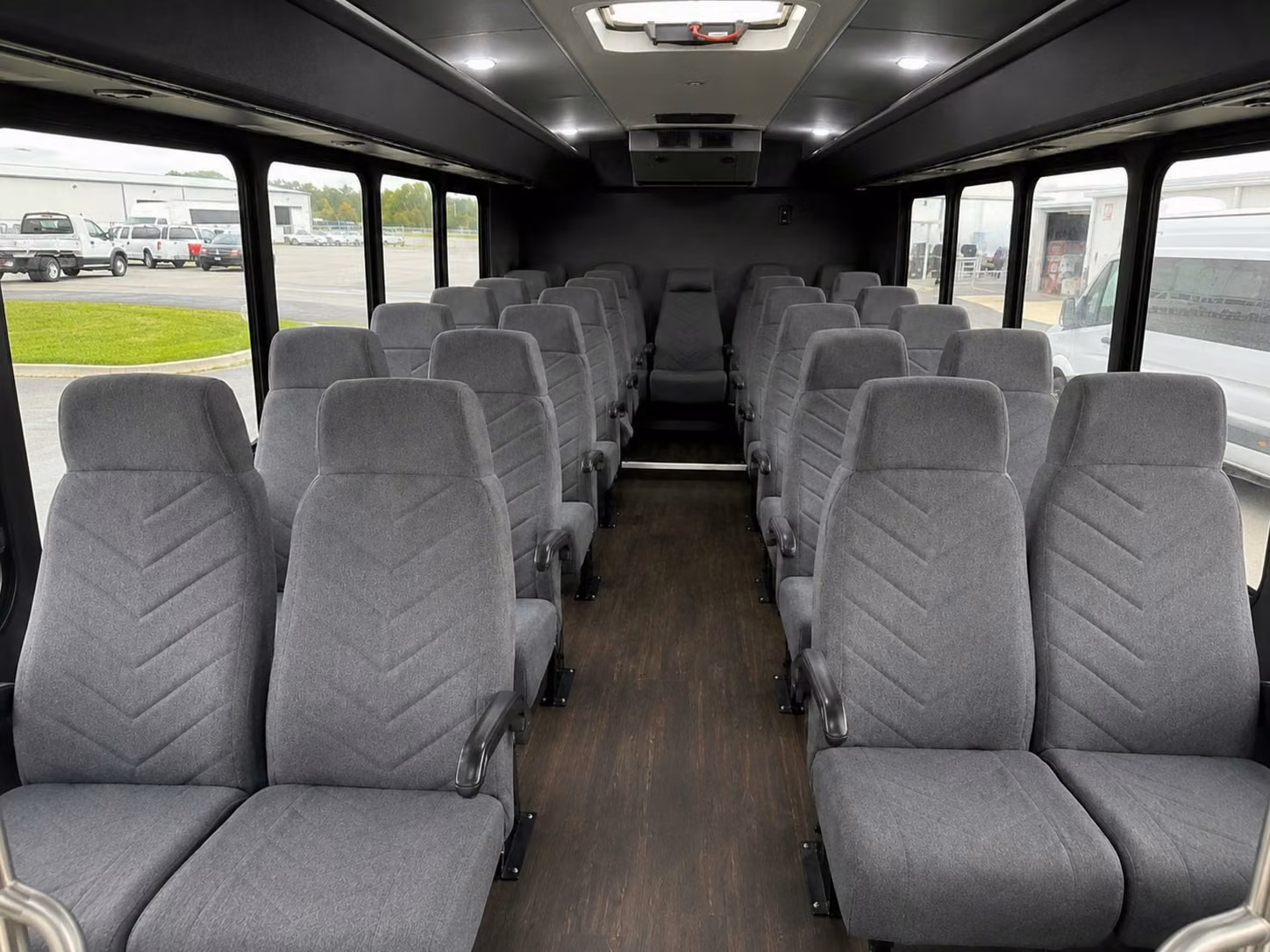 18 passenger minibus interior