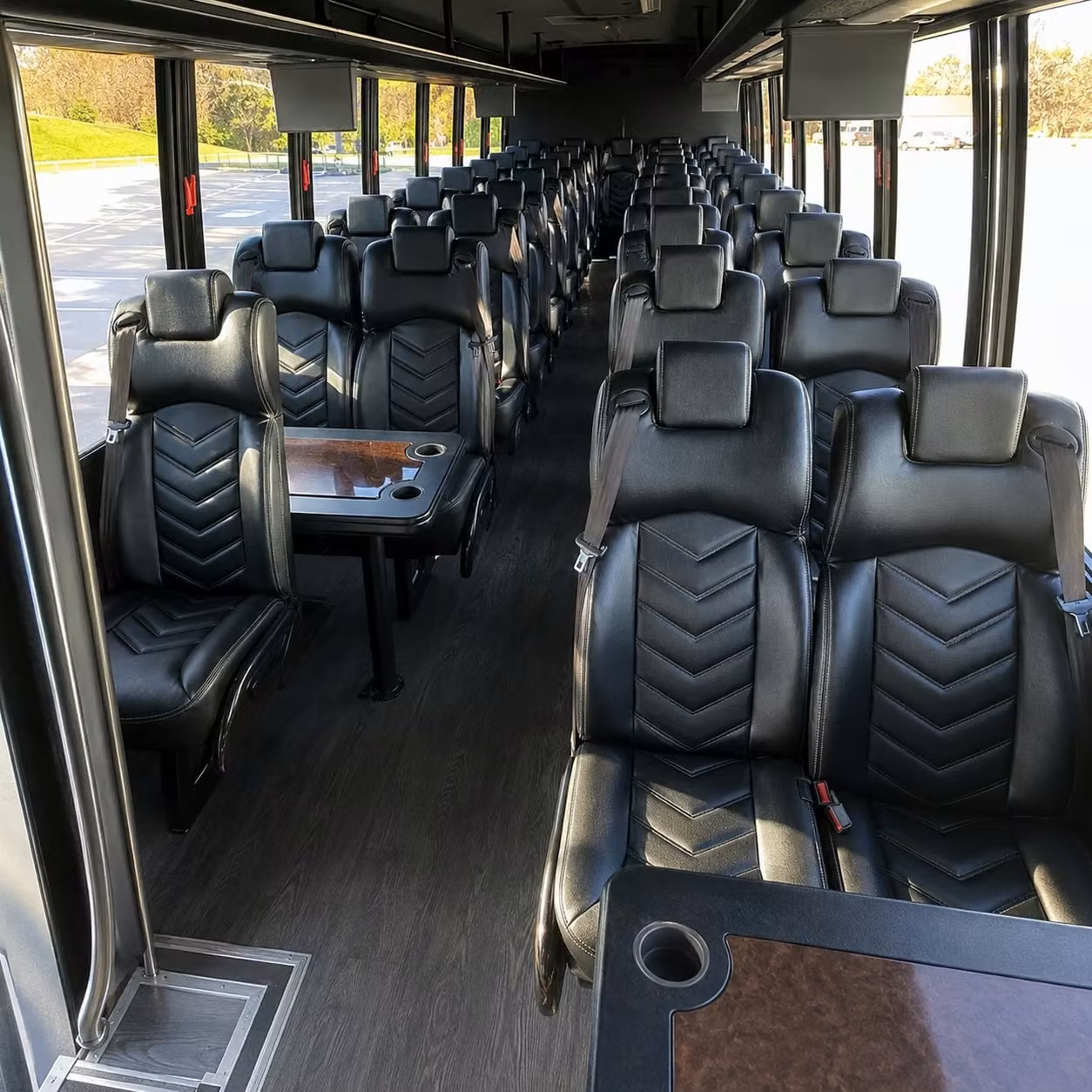 35 passenger minibus inside