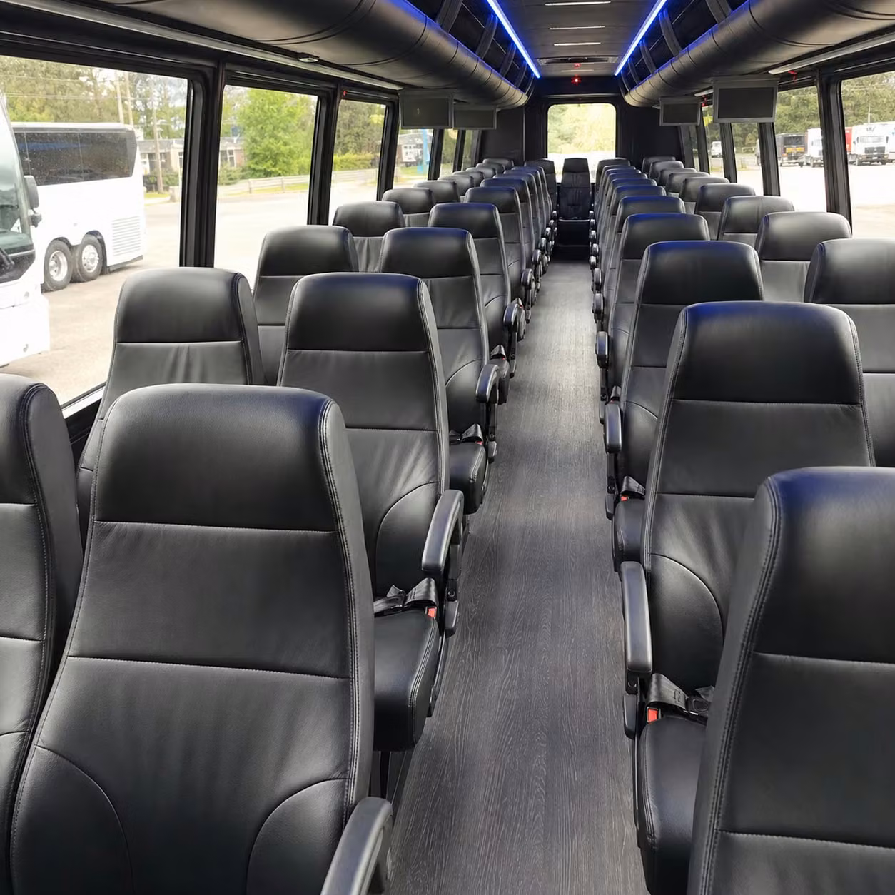 35 passenger minibus interior