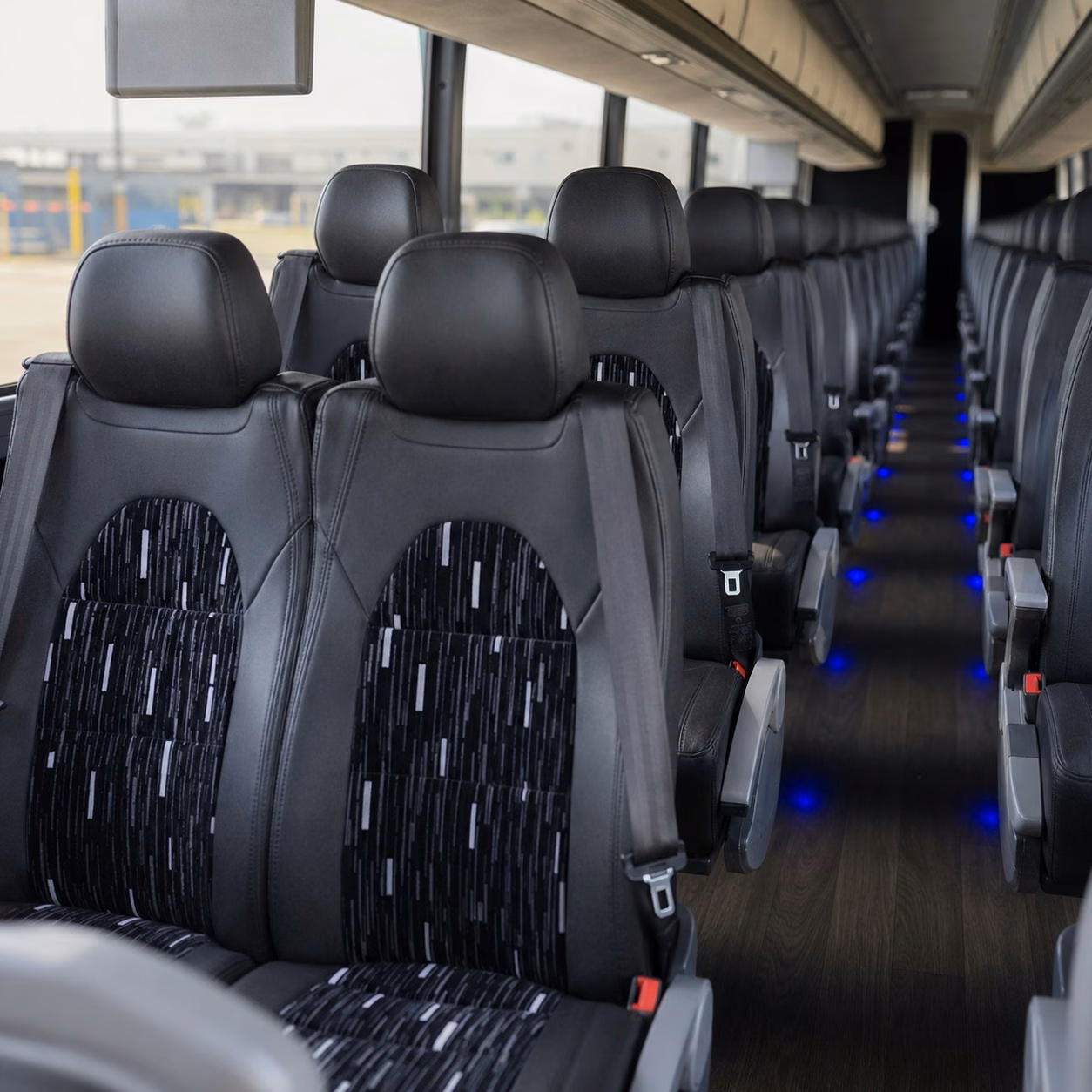 charter buses keep large prom groups together all night long