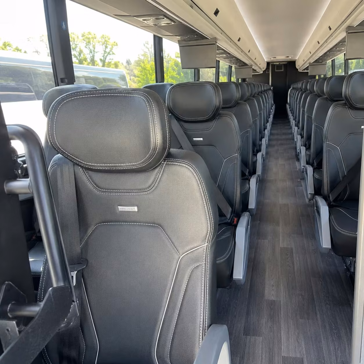 fort lauderdale charter bus interior gallery