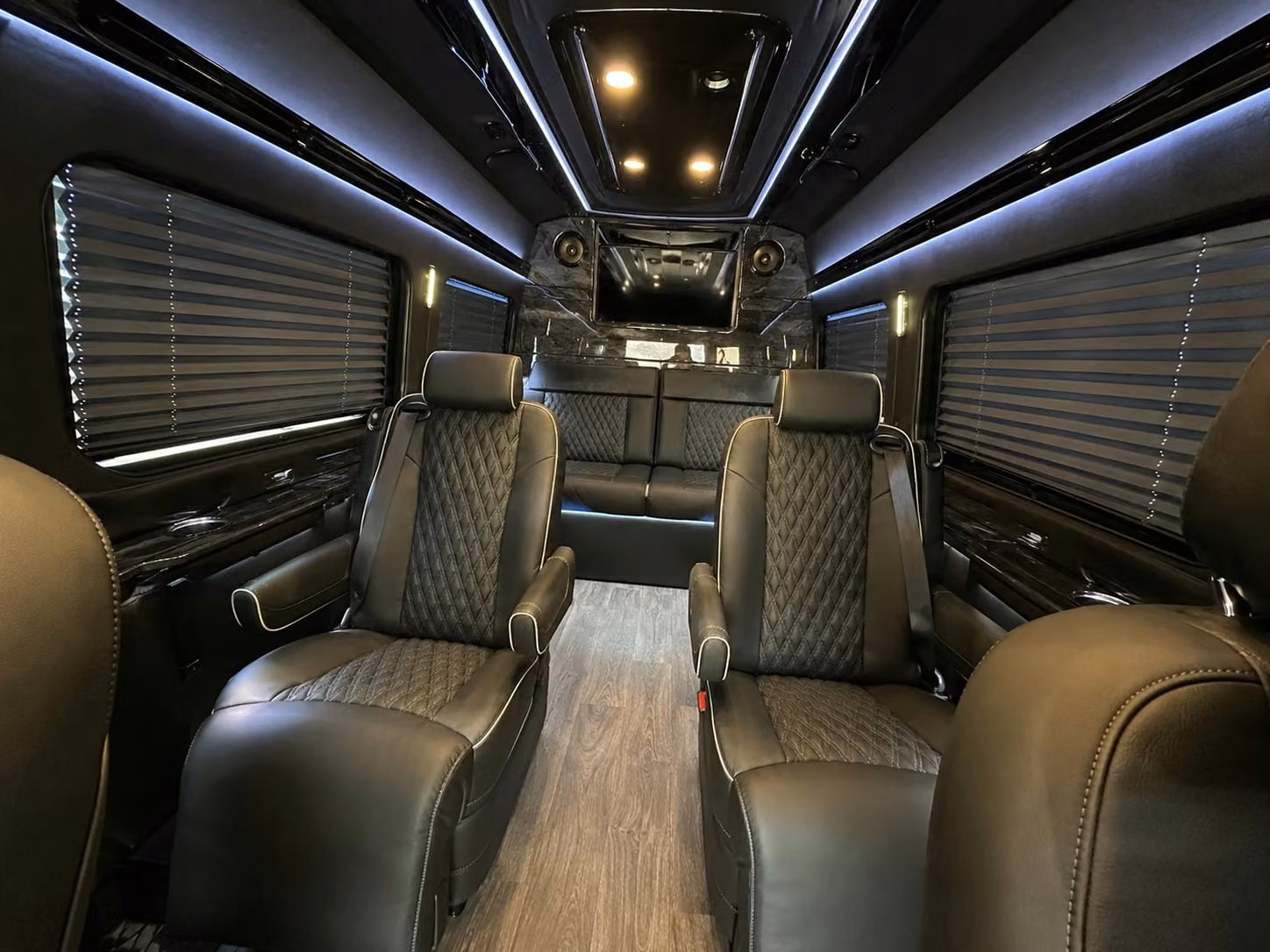 sprinter van with driver inside